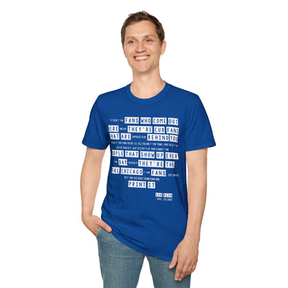 Lee Elia Rant, Cubs T-Shirt